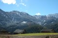 Über den Dächern von San Martino, in Badia/Dolomiten