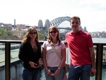 Stella, Ka und Tobi, Harbour Bridge in Sydney